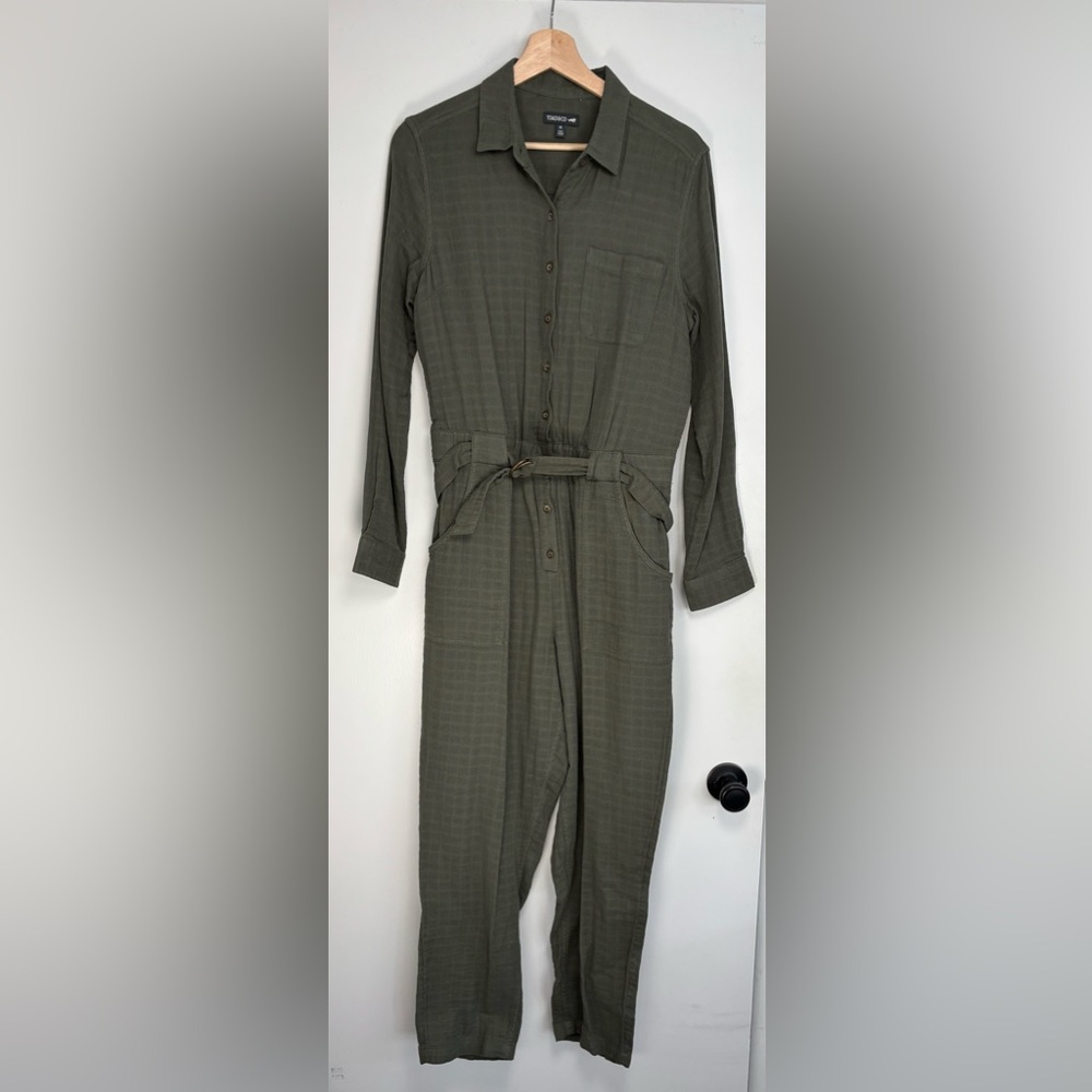 Toad&Co Tamarac Jumpsuit in Beetle Green-BRAND NEW!